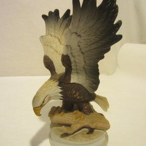 MEICO bald eagle porcelain figurine